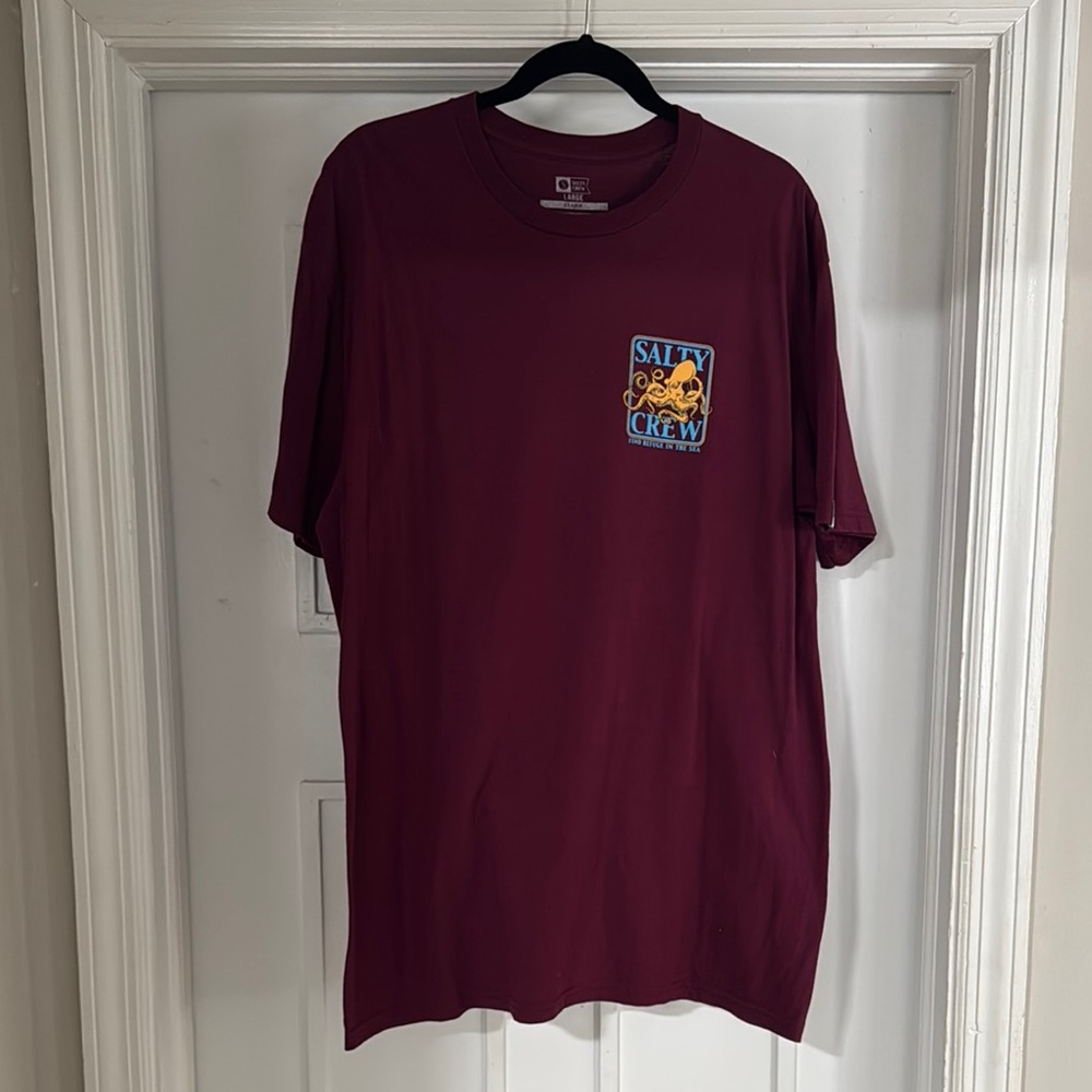 Salty Crew Maroon Men's Shirt